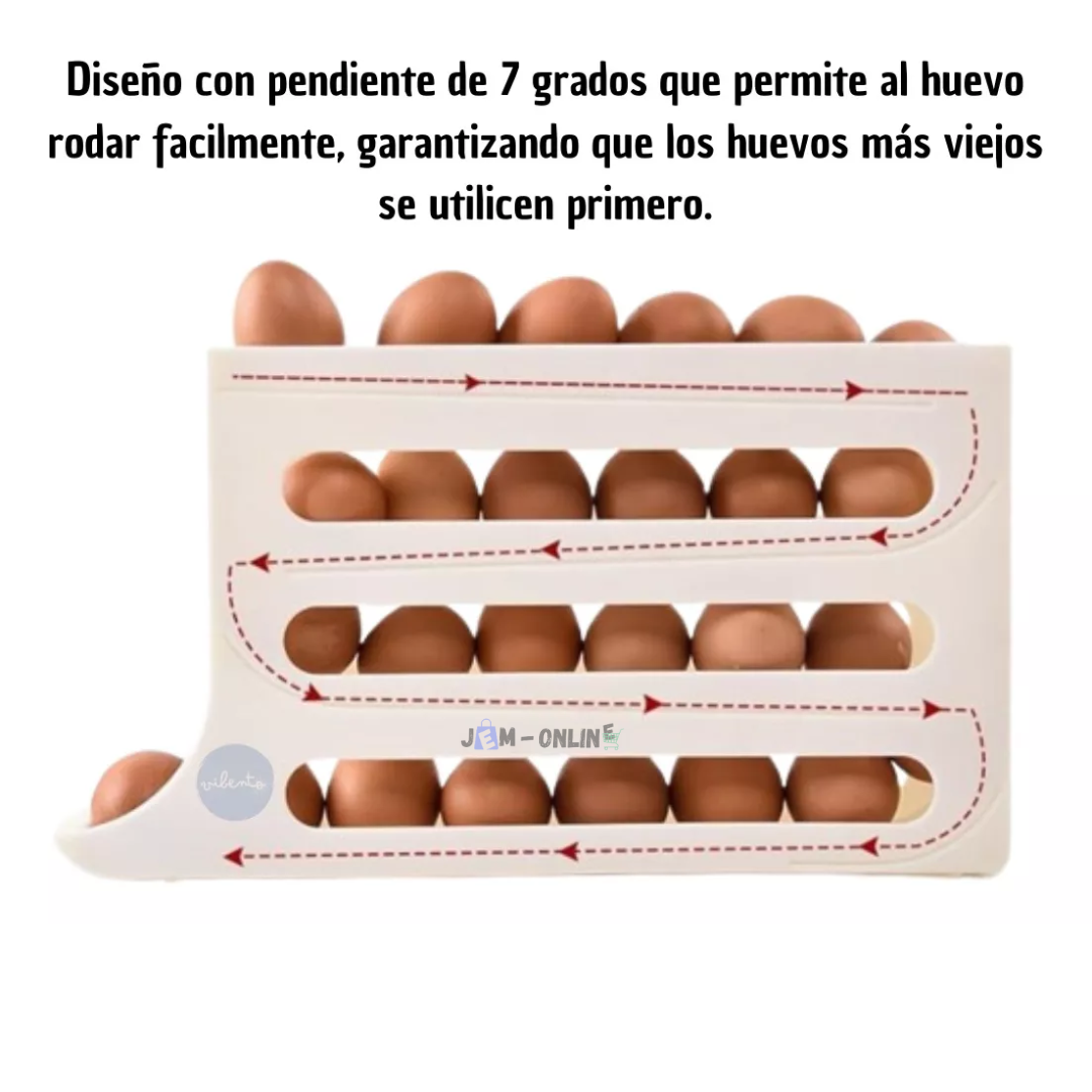Dispensador de huevos Auto-Deslizante