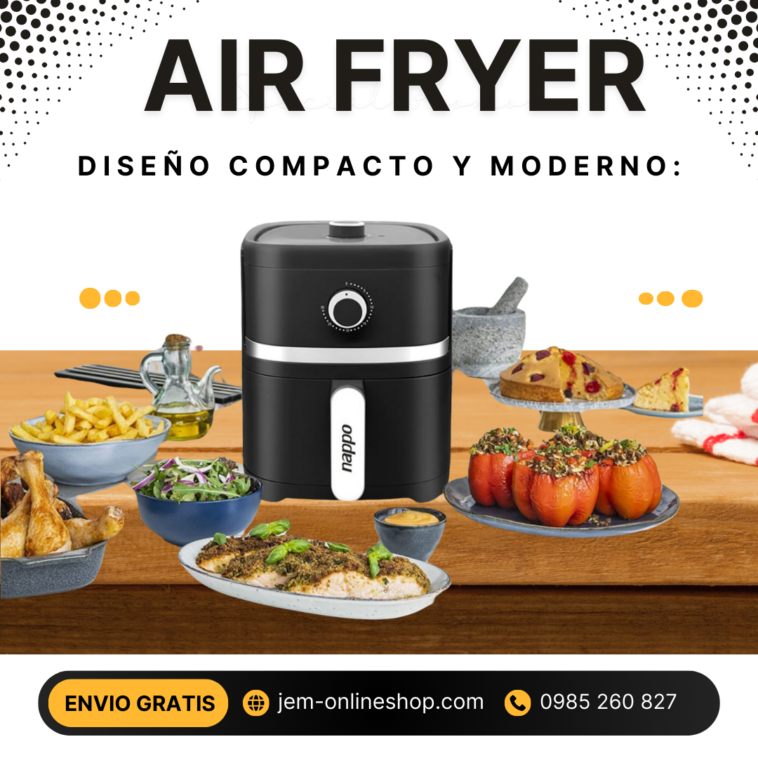 Freidora de aire sin aceite 4 litros