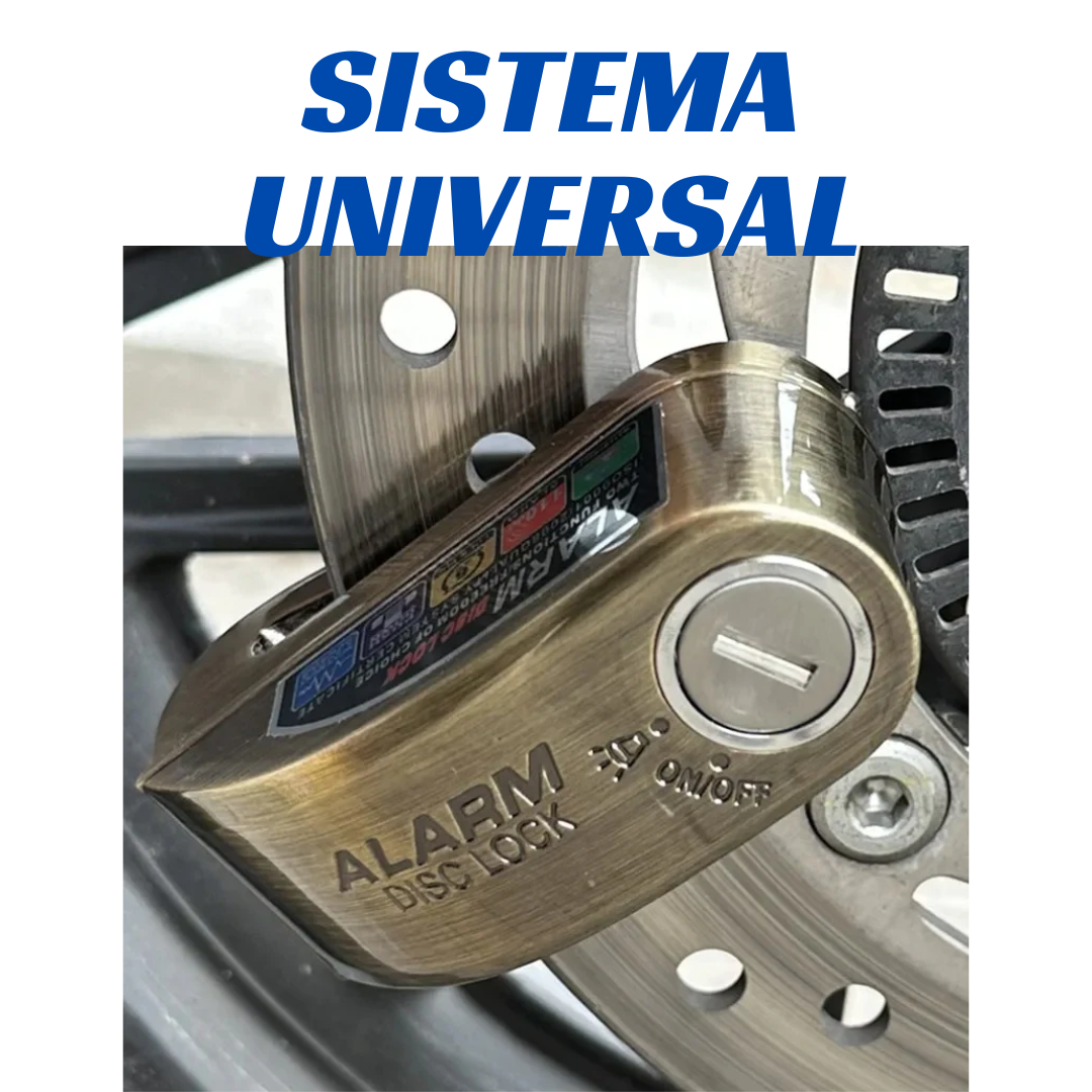 PROMO Candado con Alarma Para Disco De Moto