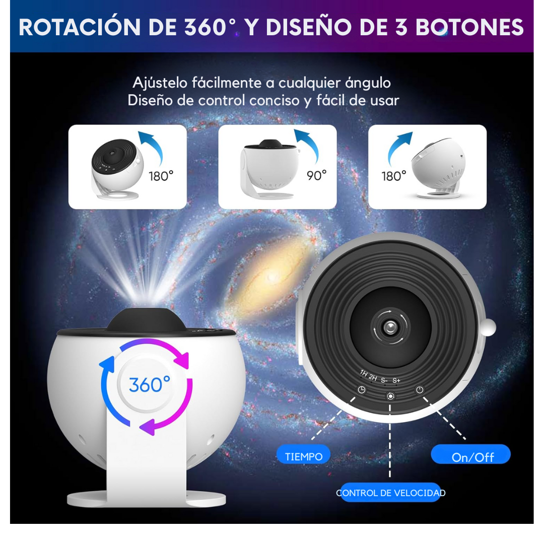 PROYECTOR GALAXIA PLANETARIO 12 en 1