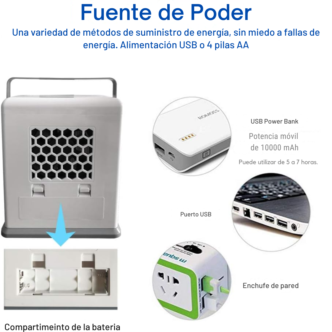 MINI AIRE ACONDICIONADO PORTÁTIL
