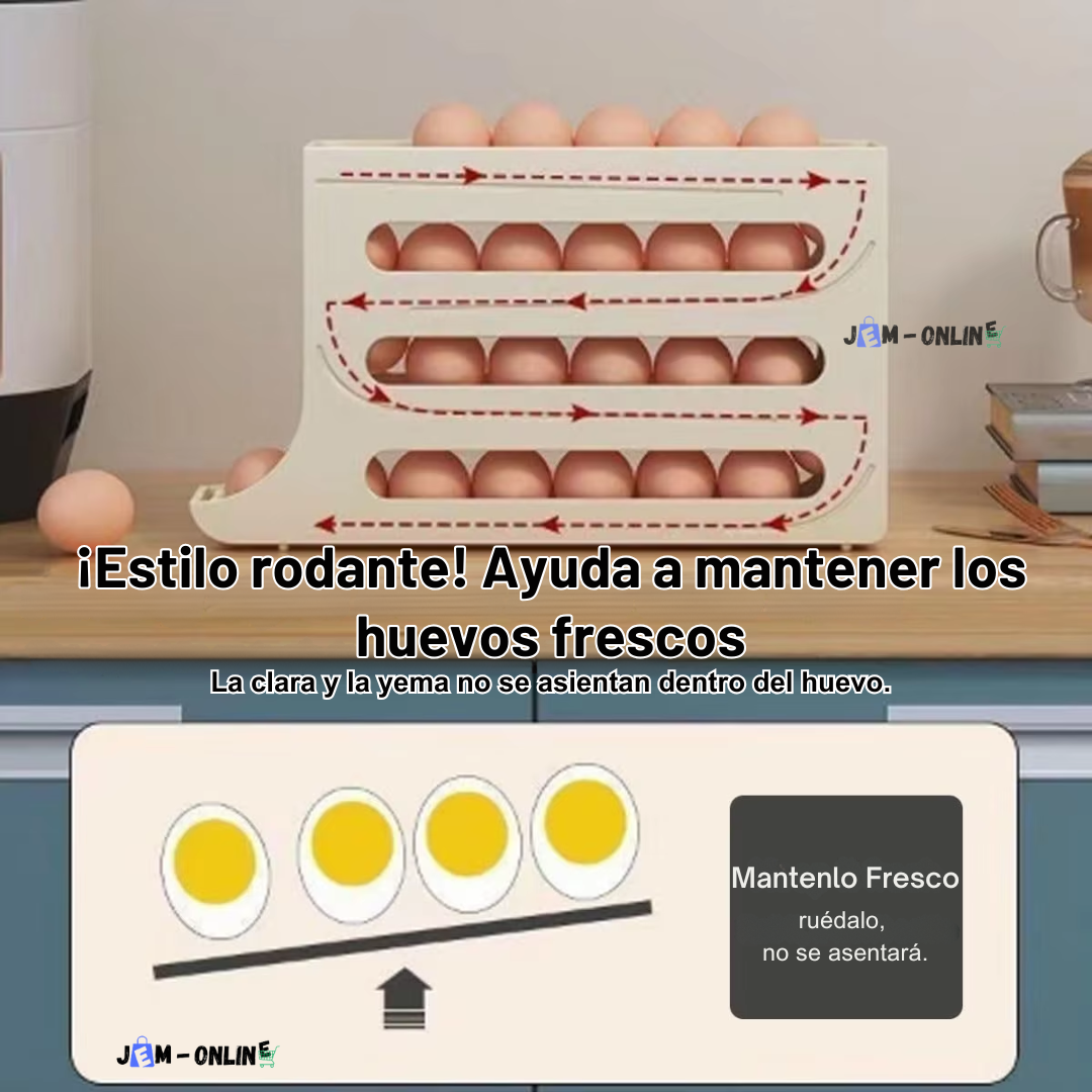 Dispensador de huevos Auto-Deslizante