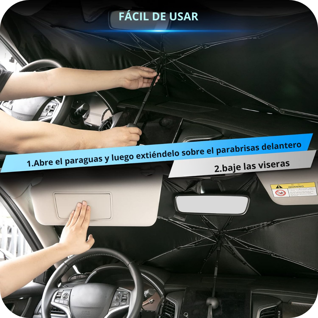 Sombrilla parasol para el auto
