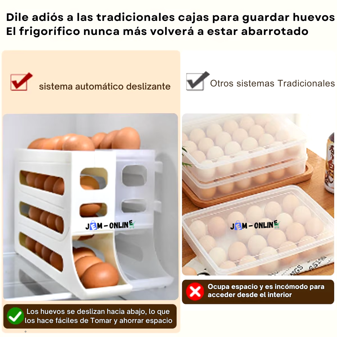 Dispensador de huevos Auto-Deslizante