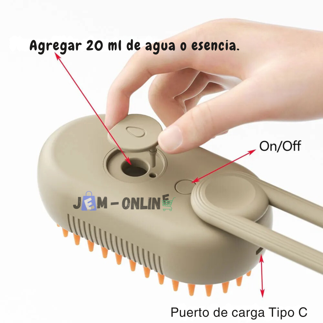CEPILLO A VAPOR PARA MASCOTA
