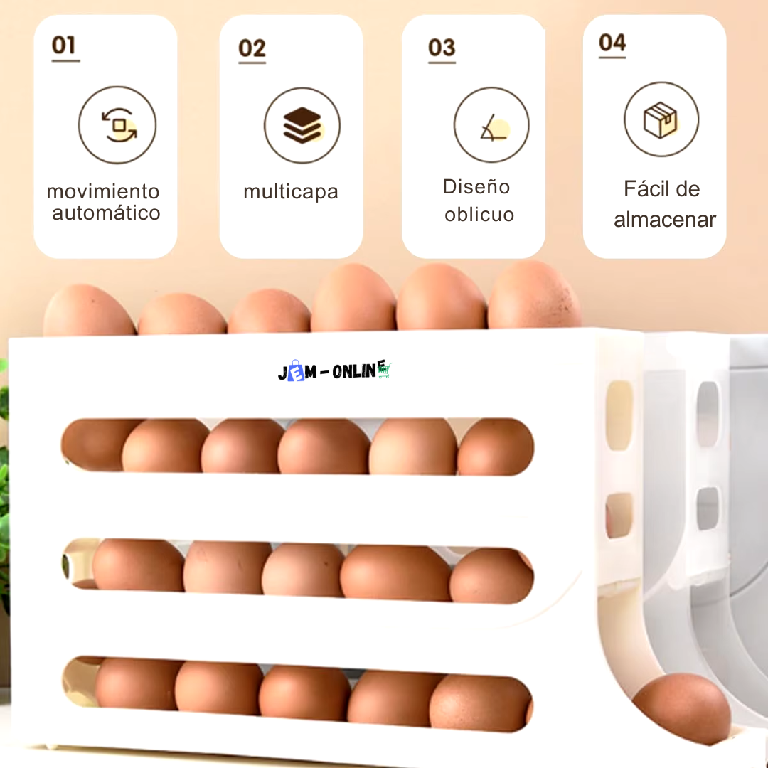 Dispensador de huevos Auto-Deslizante