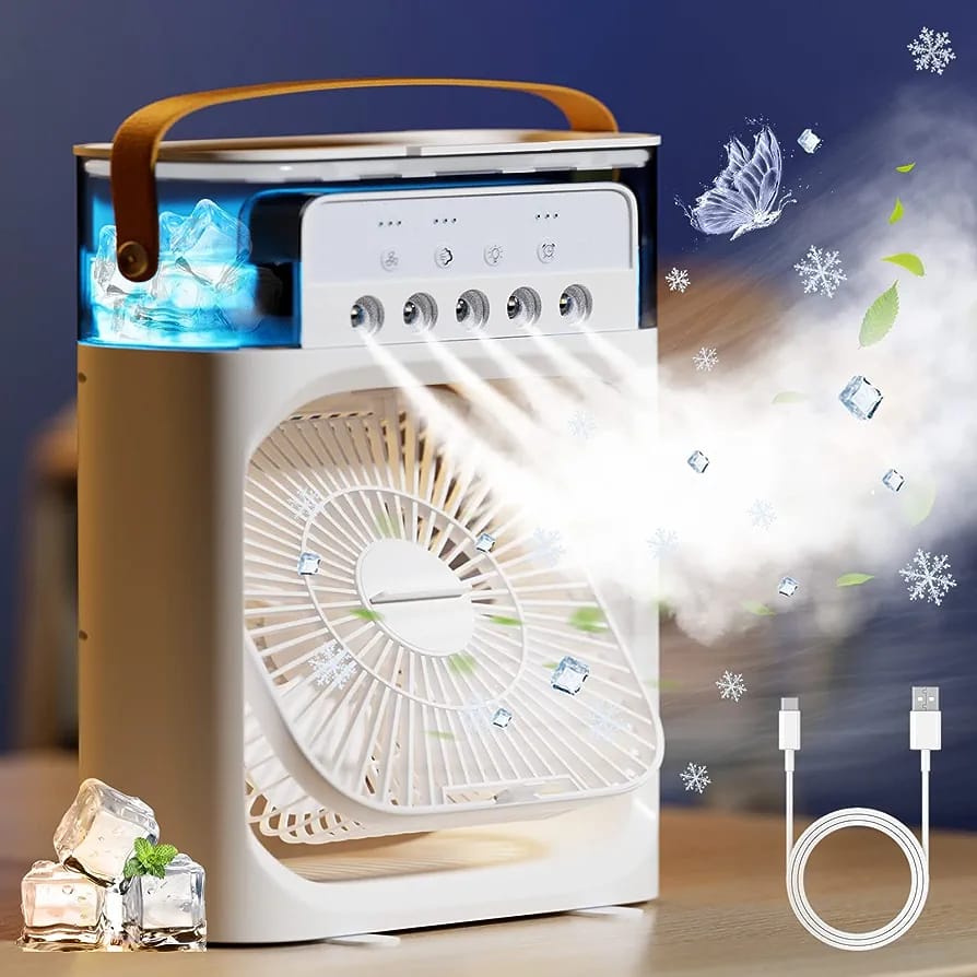 Mini Aire Portátil C/ Humidificador