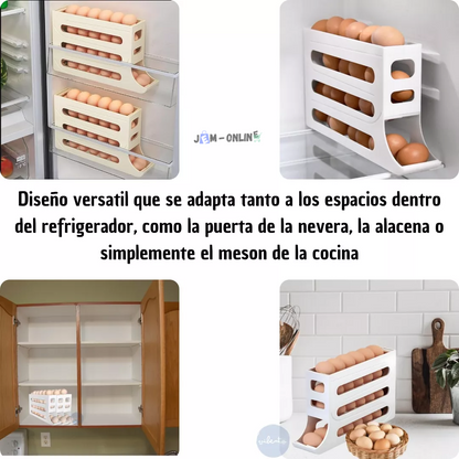 Dispensador de huevos Auto-Deslizante