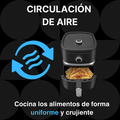 Freidora de aire sin aceite 4 litros