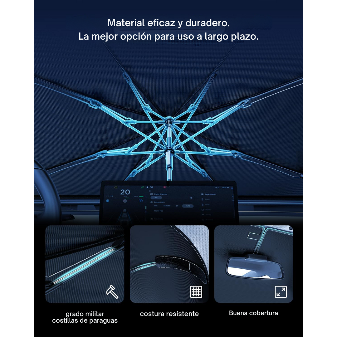 Sombrilla parasol para el auto