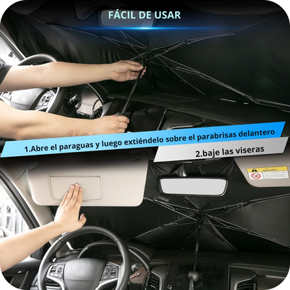 Sombrilla parasol para el auto