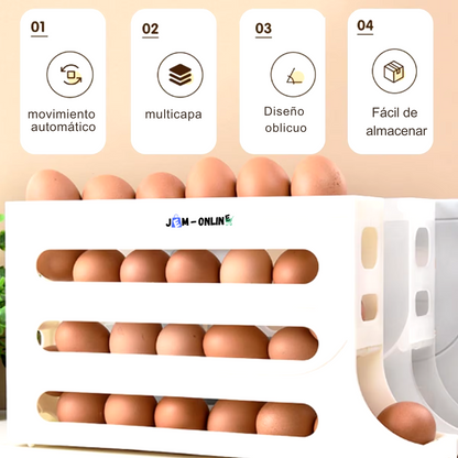 Dispensador de huevos Auto-Deslizante