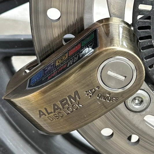 PROMO Candado con Alarma Para Disco De Moto